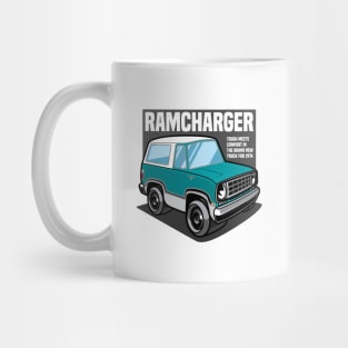 Turquoise Ramcharger (White-Based) - 1974 Mug